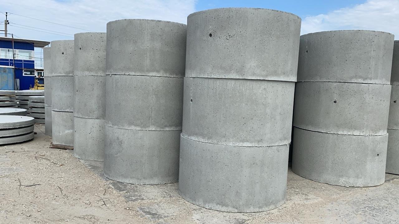 Склад колец для колодцев и септиков